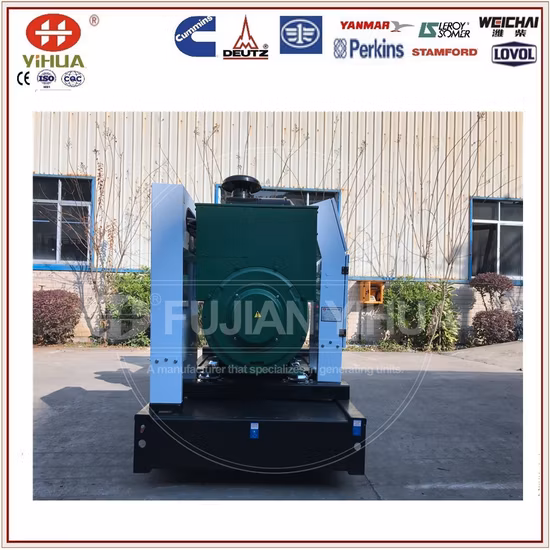 수냉식, 개방형, 방음형 전력, 15kVA-1000kVA, 20kVA, 30kVA, 50kVA, 60kVA, 75kVA, 80kVA, 100kVA, 125kVA, 150kVA, 160kVA, 200kVA, 더 조용한 디젤 엔진 발전기
