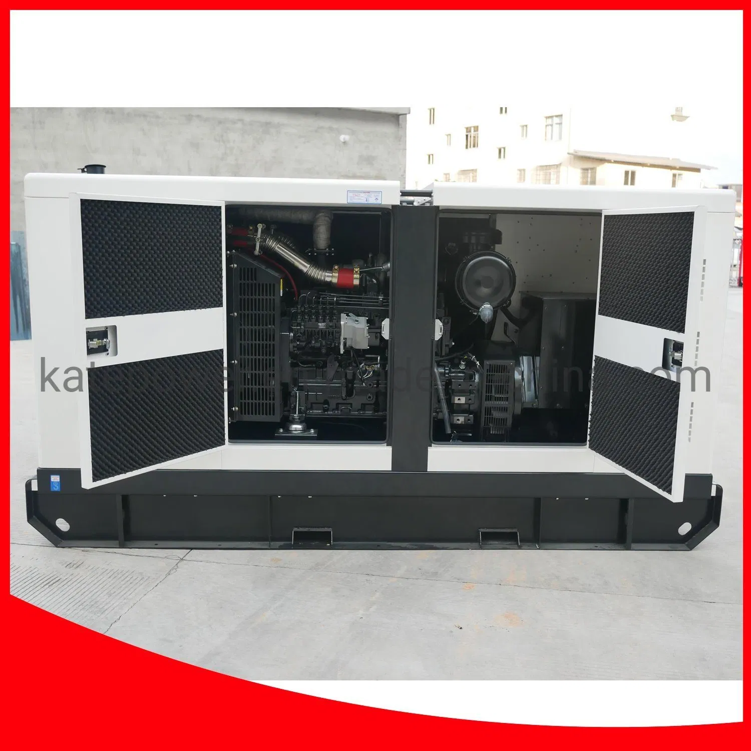 지붕이 좋은 조용한 디젤 발전기 발전소 100kVA 80kW