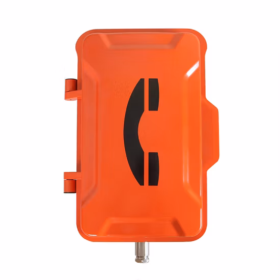 풀 키패드와 도어 커버를 갖춘 방폭 전화기